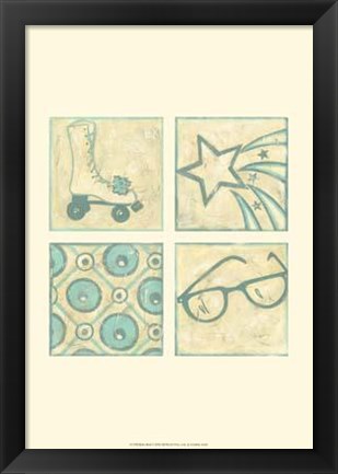 Framed Roller Rink Print