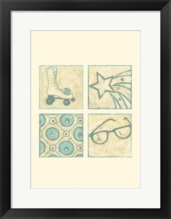 Framed Roller Rink Print