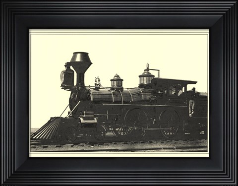 Framed Locomotive I Print