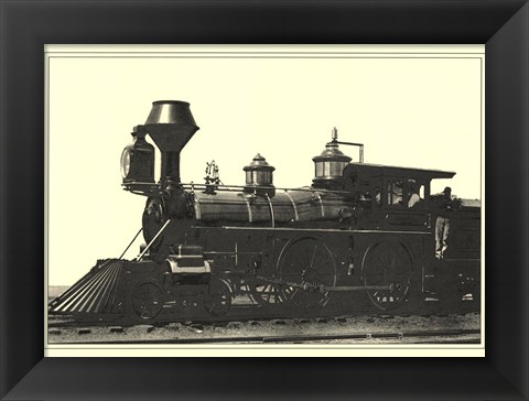 Framed Locomotive I Print