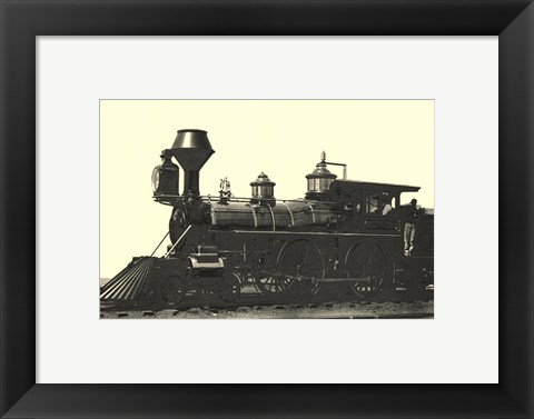 Framed Locomotive I Print