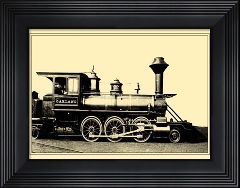 Framed Locomotive II Print