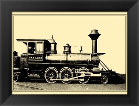 Framed Locomotive II Print