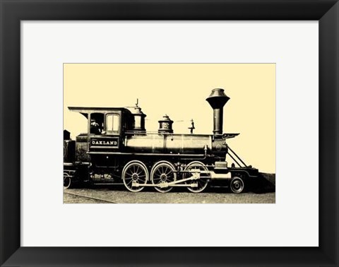 Framed Locomotive II Print