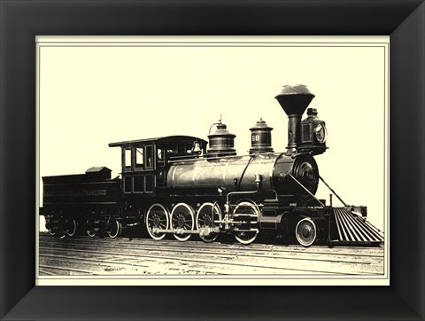 Framed Locomotive IV Print