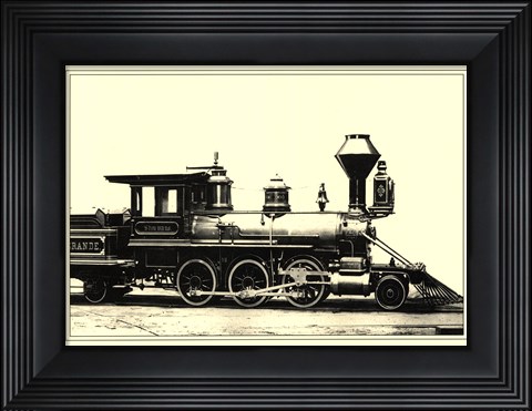 Framed Locomotive VI Print