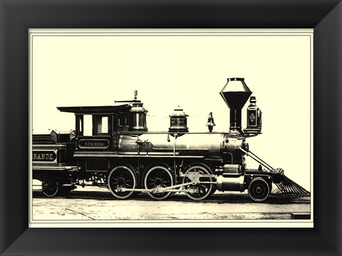 Framed Locomotive VI Print