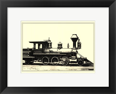 Framed Locomotive VI Print