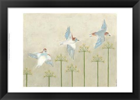 Framed Harmony Flight I Print