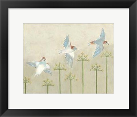 Framed Harmony Flight I Print