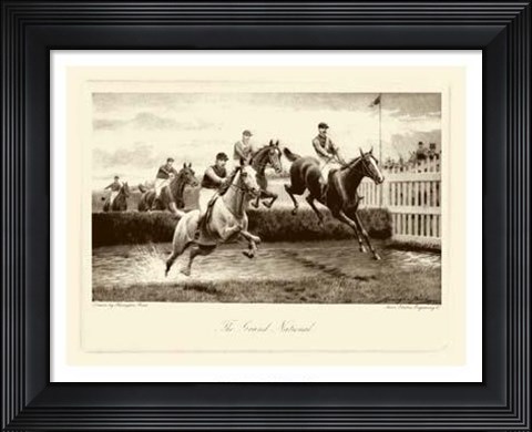 Framed Grand National Print