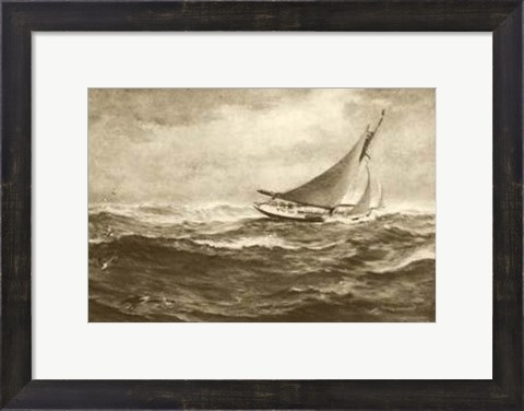 Framed Gale Of Wind Print