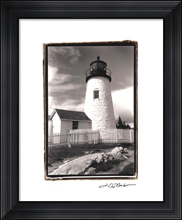 Framed Pemaquid Point Light, Maine I Print
