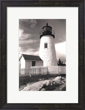 Framed Pemaquid Point Light, Maine I Print