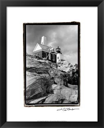 Framed Pemaquid Point Light, Maine II Print