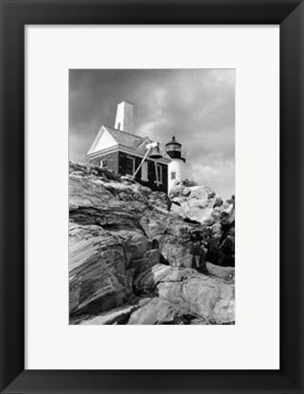 Framed Pemaquid Point Light, Maine II Print