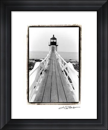 Framed Marshall Point Light, Maine Print