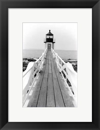 Framed Marshall Point Light, Maine Print