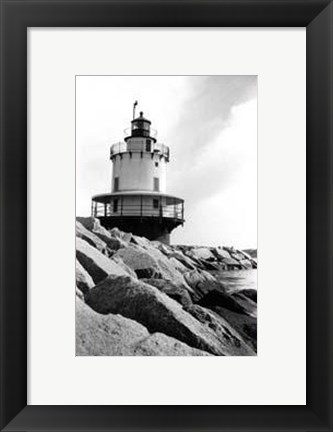 Framed Spring Point Light, Maine I Print