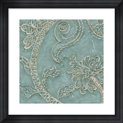 Framed Tiffany Lace I Print