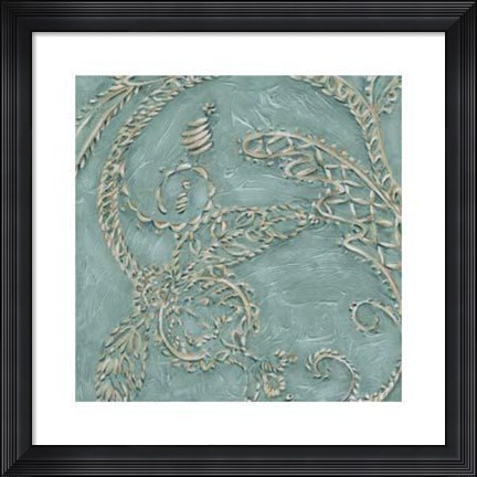 Framed Tiffany Lace IV Print