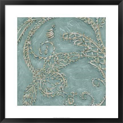 Framed Tiffany Lace IV Print