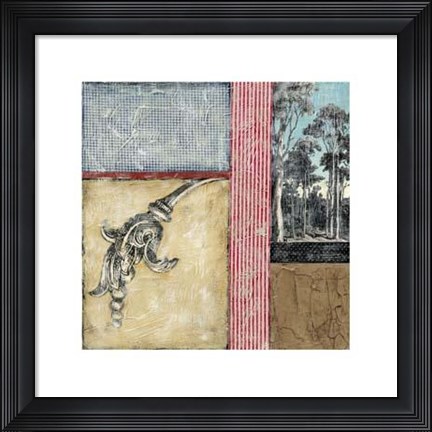 Framed Vintage Collage III Print