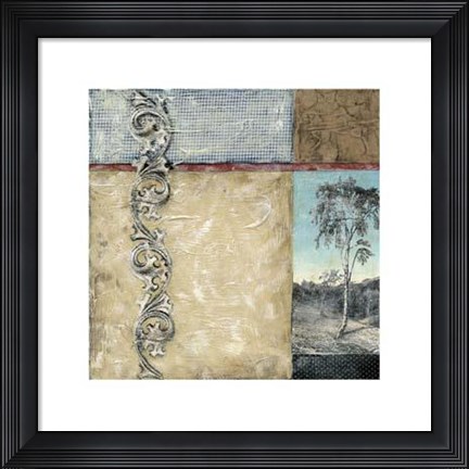 Framed Vintage Collage IV Print