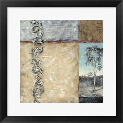 Framed Vintage Collage IV Print