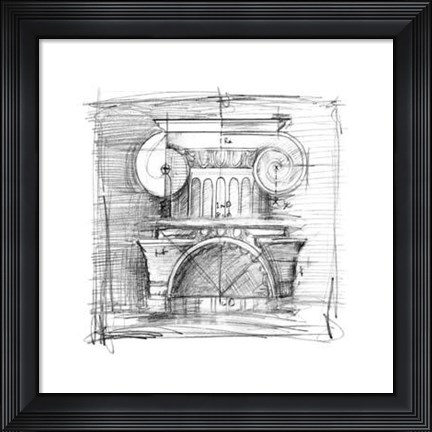 Framed Drafting Elements I Print