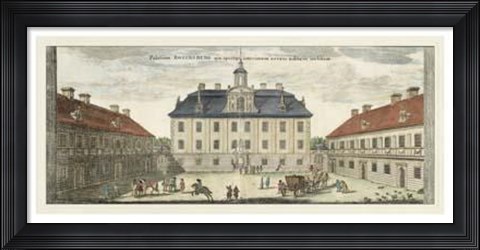 Framed Palace Courtyard Print
