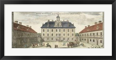 Framed Palace Courtyard Print