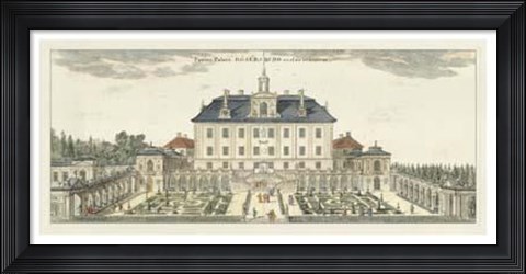 Framed Palace Garden Print