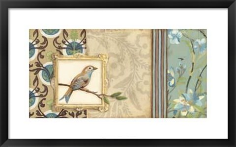 Framed Parlor Songbird II Print