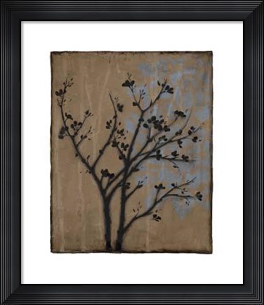 Framed Branch In Silhouette I Print