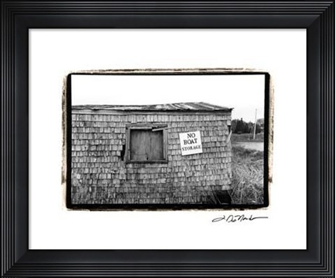Framed Backroads III Print