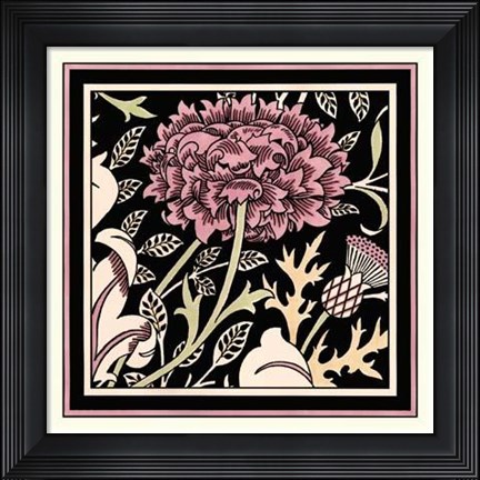 Framed Baroque Beauty I Print
