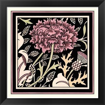 Framed Baroque Beauty I Print