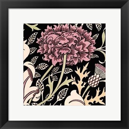 Framed Baroque Beauty I Print