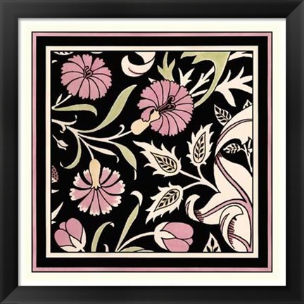 Framed Baroque Beauty III Print