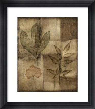 Framed Impressed On Patina II Print