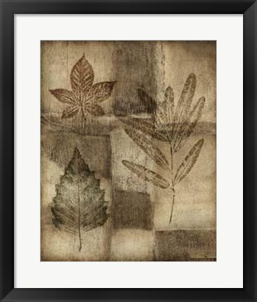 Framed Impressed On Patina IV Print