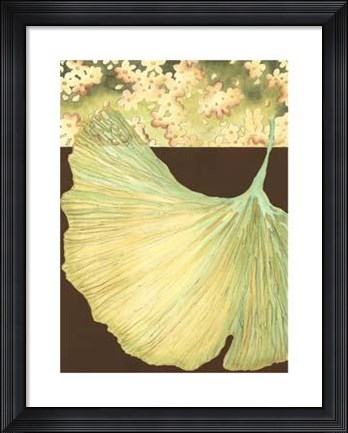 Framed Filigree Ginkgo I Print