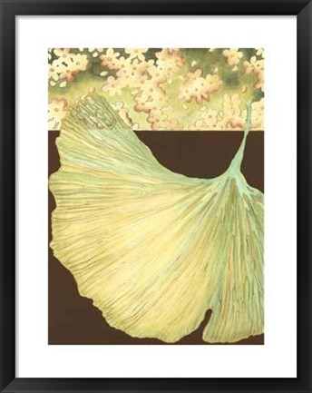 Framed Filigree Ginkgo I Print