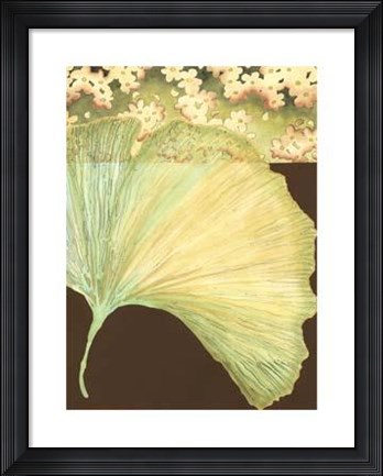 Framed Filigree Ginkgo II Print
