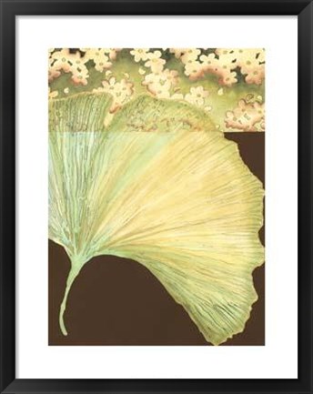 Framed Filigree Ginkgo II Print