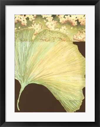 Framed Filigree Ginkgo II Print