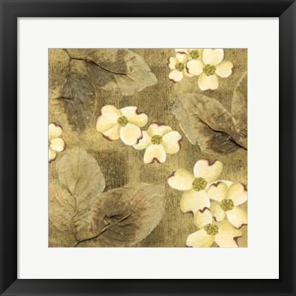 Framed Sun-Kissed Dogwoods I Print