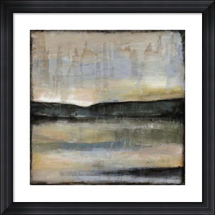 Framed Misty Horizon I Print