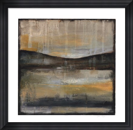 Framed Misty Horizon II Print